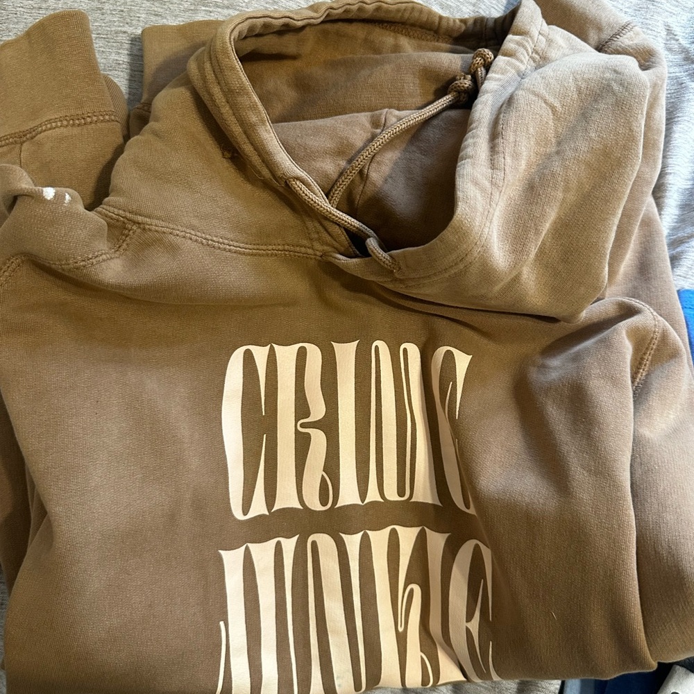 Brown Graphic Hoodie